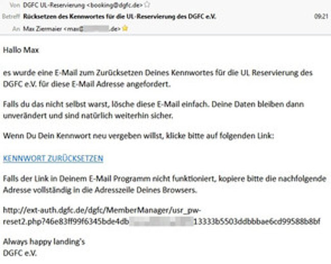 4. Bestätigungs-E-Mail. Bitte Anleitung im E-Mail befolgen 4-Bestaetigungs-E-Mail