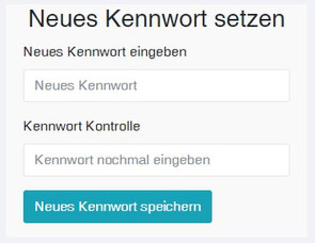 5. Neues Kennwort zweifach eingeben und Speichern 5-Kennwort_speichern